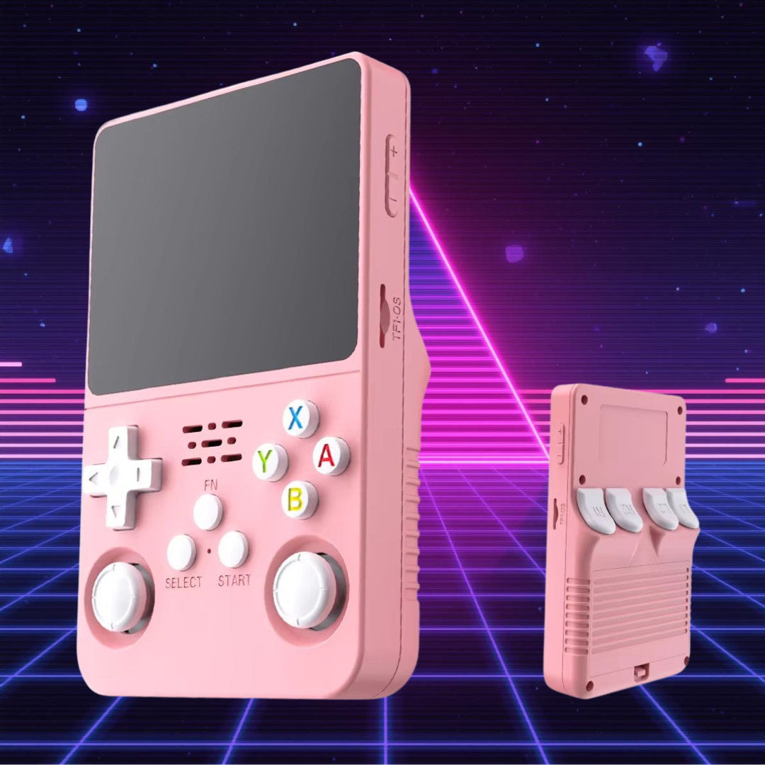 Handheld Retro Gaming Console with Built-in Classic Games