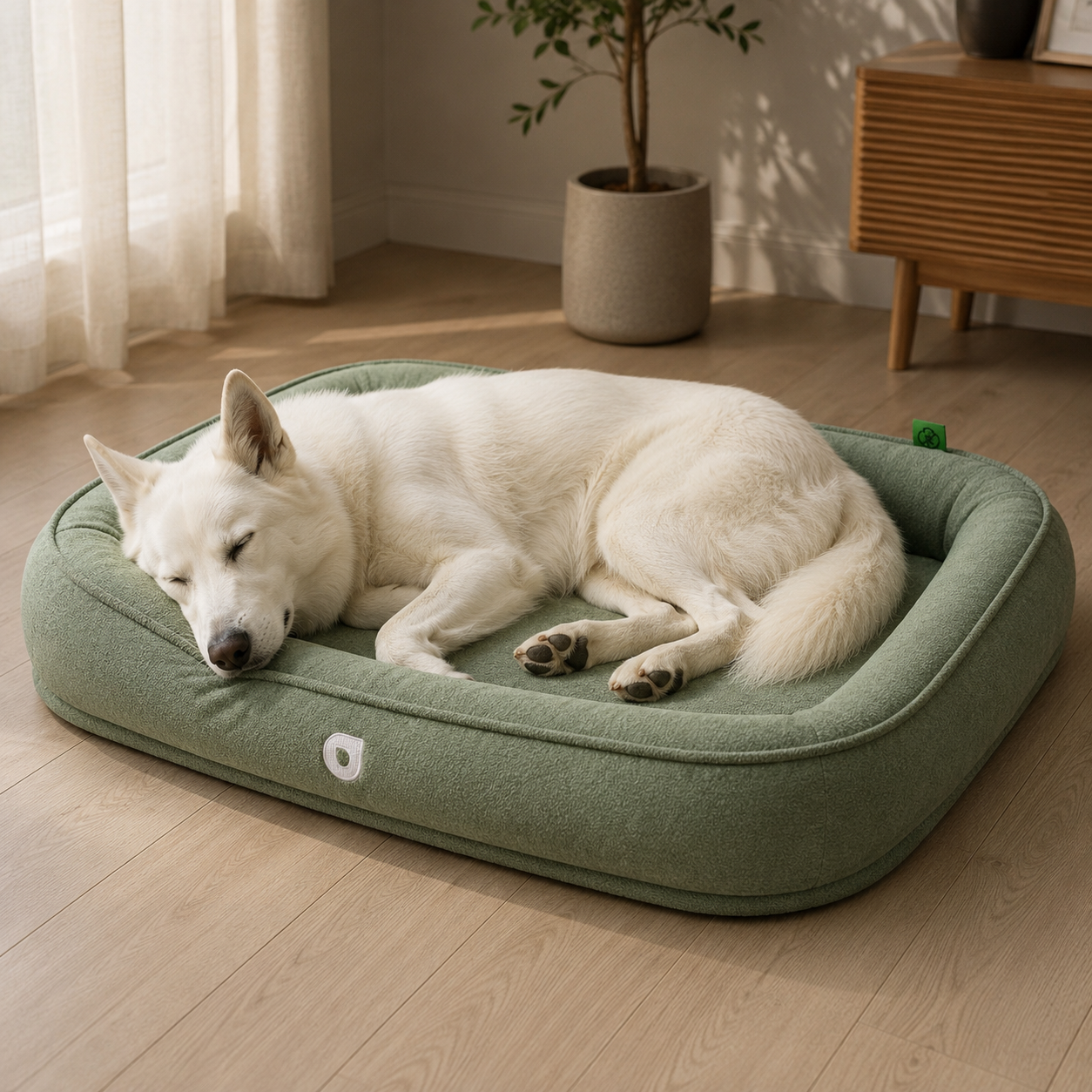 Waterproof & Comfortable Plush Pet Bed for Dogs & Cats