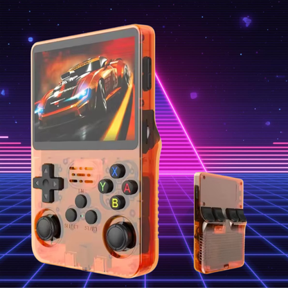 Handheld Retro Gaming Console with Built-in Classic Games