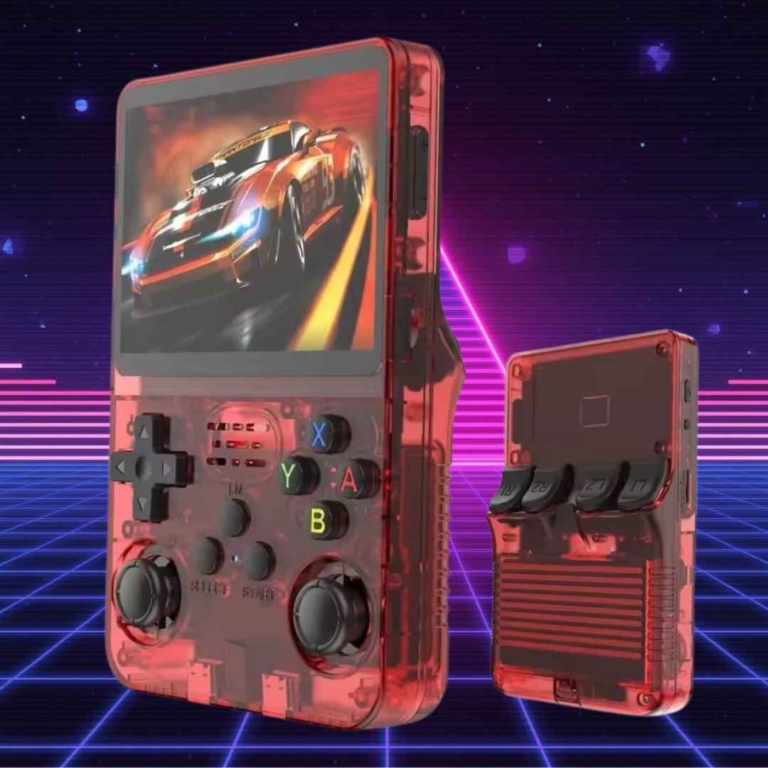 Handheld Retro Gaming Console with Built-in Classic Games