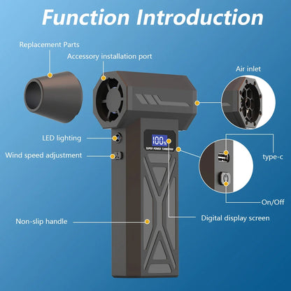 Powerful Cordless Turbo Air Blower