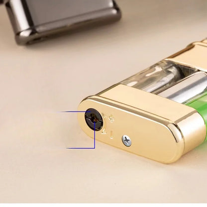 Windproof Jet Torch Lighter - Refillable & Stylish
