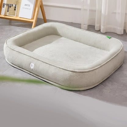 Waterproof & Comfortable Plush Pet Bed for Dogs & Cats