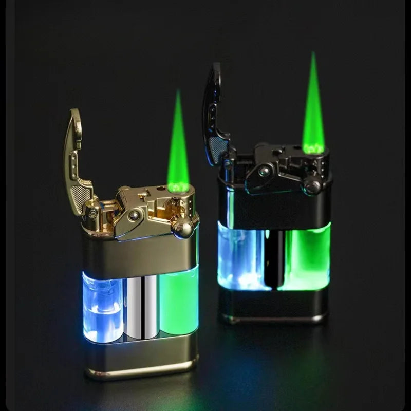 Windproof Jet Torch Lighter - Refillable & Stylish