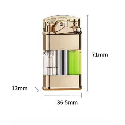 Windproof Jet Torch Lighter - Refillable & Stylish