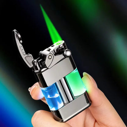 Windproof Jet Torch Lighter - Refillable & Stylish