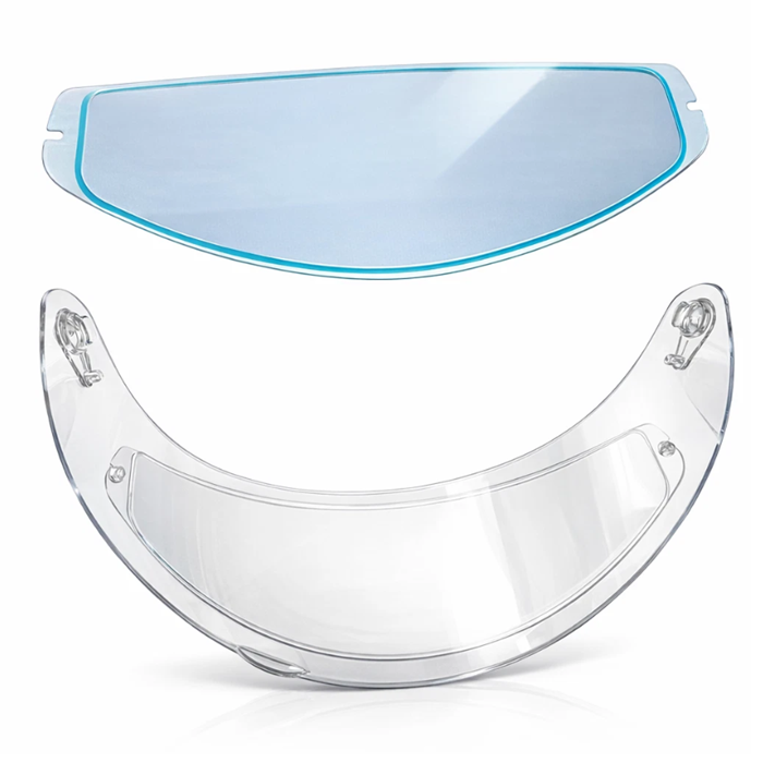 GT4-Style Replacement Visor for AGV Helmets