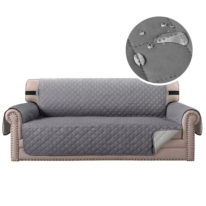 Water-Resistant Quilted Sofa Cover - Furniture Protection