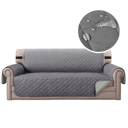 Water-Resistant Quilted Sofa Cover - Furniture Protection