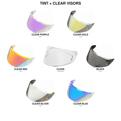 GT6-Style Replacement Visor for AGV Helmets